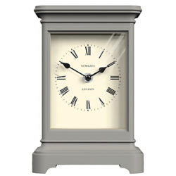 Newgate Library Mantel Clock Grey